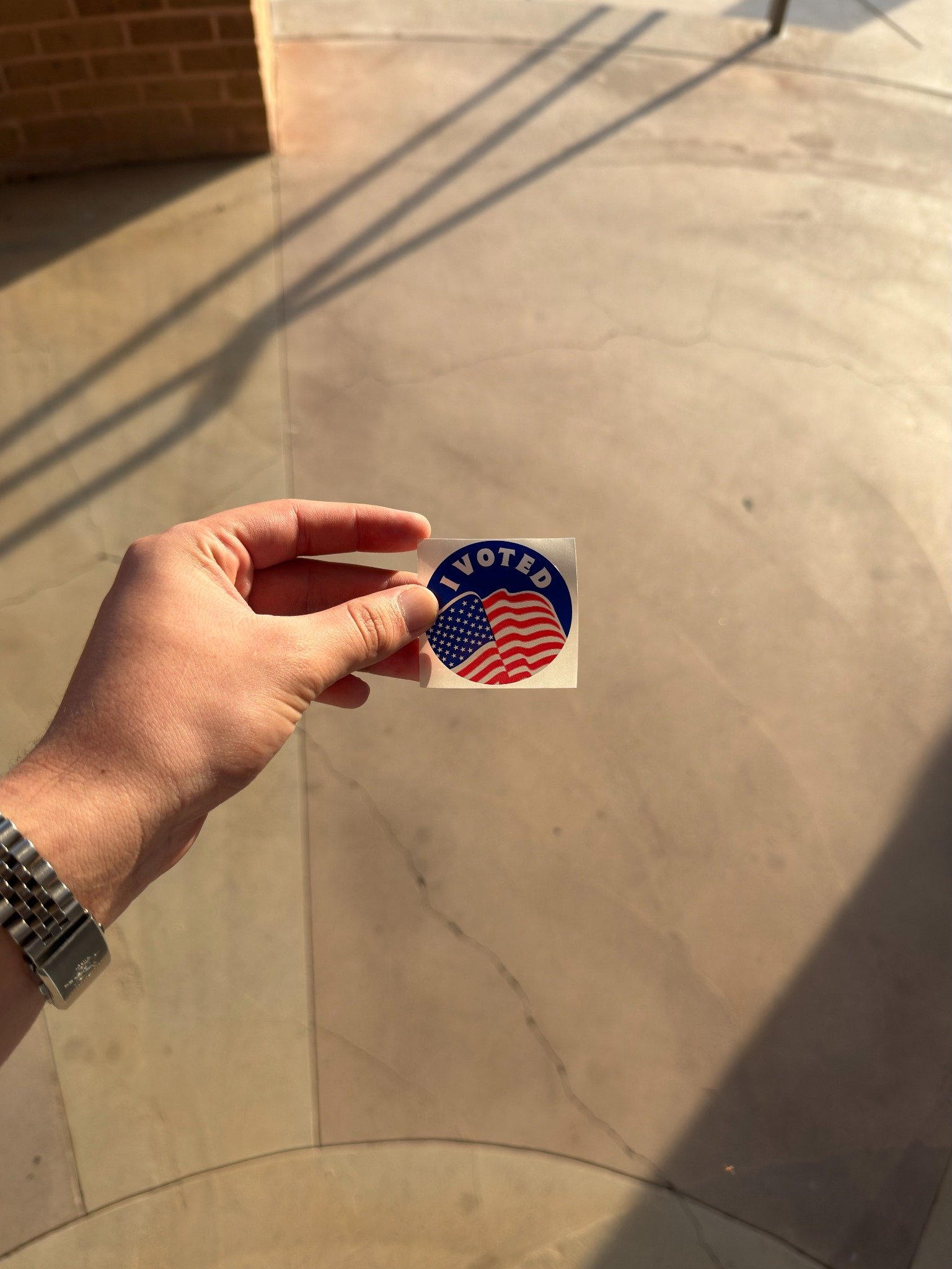 I Voted sticker